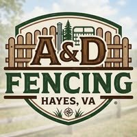 A and D Fencing logo